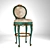 Elegant Classic Bar Stool 3D model small image 1