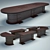 Executive Round Table 3D model small image 1