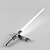 Battle-Worn Lightsaber: High-Polygon Textured Saber 3D model small image 1