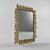 Bamboo Framed Mirror 3D model small image 1