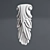 Carved Decorative Pilaster Overlay 3D model small image 1