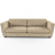 Luxury Goldconfort Sofa 3D model small image 2