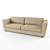 Luxury Goldconfort Sofa 3D model small image 3