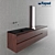 Elegant Melting Basalt Basin 3D model small image 2