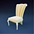 Glamorous Greta Chair by BRUNO ZAMPA 3D model small image 1