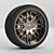 Sleek Camaro Wheel & Tire 3D model small image 1