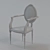 Elegant Vintage Armchair 3D model small image 3