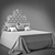 Elegant Barri Rimini Bed 3D model small image 2
