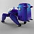 Anime-inspired Tachikoma Robot 3D model small image 2