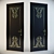 Goldie: Elegant Carved Door 3D model small image 1