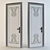 Goldie: Elegant Carved Door 3D model small image 2