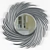 Silver Swirl Mirror 3D model small image 1