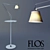 Modern Minimalist Archimoon Soft Floor Lamp 3D model small image 1