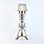 Handcrafted Floor Lamp 3D model small image 1