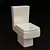 Curzon Luxury Wall-Mounted WC 3D model small image 1