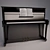 Elegant Yamaha B3 Upright Piano 3D model small image 1