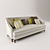 Classic Italian Sofa: Galimberti Nino Grace 3D model small image 2