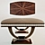 Modern Art Deco Table 3D model small image 1
