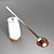  Stylish Solid Wood Table Lamp 3D model small image 3