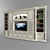 TV Cubby Cabinet 3D model small image 1