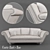 Sophisticated Comfort: CORTE ZARI - ZOE Keope 3D model small image 1