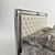 Italian Elegance: Clara CorteZari Bed 3D model small image 3
