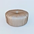 Elegant Velvet Ottoman MM9701 3D model small image 1