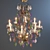 Gallo M601: Exquisite 90x106 Chandelier 3D model small image 1