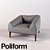 Luxurious Comfort: Polifrom Carmel 3D model small image 1