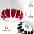 Groovy Blomma Pendant Light 3D model small image 1
