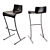 Exde Flamingo Chair - Stylish Design and Adjustable Height 3D model small image 3