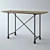 Sleek 64" Flatiron Bar 3D model small image 1
