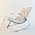 Title: Bettina Rocking Chair: Effortless Elegance 3D model small image 1