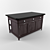 Opera Kitchen Island 3D model small image 1