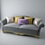 Timeless Comfort: Classic Couch 3D model small image 1