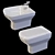 Luxury Toilet and Bidet Combo 3D model small image 2