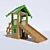 Enchanting Wooden Slide 3D model small image 1