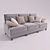 Elegant Barbara Barry Sofa 3D model small image 1