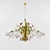 Elegant Crystal Chandelier 3D model small image 1