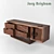 Big Sur Oak Sideboard - 223cm x 91cm x 55cm 3D model small image 2