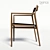 Elegant AYA Chair by Branca Lisboa 3D model small image 2