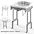 Title: Burlington Podstole Sink 3D model small image 1