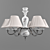Elegant Crystal Chandelier: ARTE Lamp 3D model small image 1