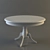 Elegant Round Table 3D model small image 1