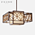 Elegant Remy 2-Light Pendant 3D model small image 1