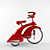 Classic 1936 Sky King Bicycle 3D model small image 3