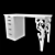 IKEA Tubman Desk with Decorative Legs 3D model small image 1