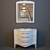 Sabrina I, French Vanity Set 3D model small image 1