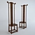 Versatile Wall-Mounted Chair Hanger 3D model small image 1