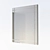 Sleek Reflective Mirror 3D model small image 1